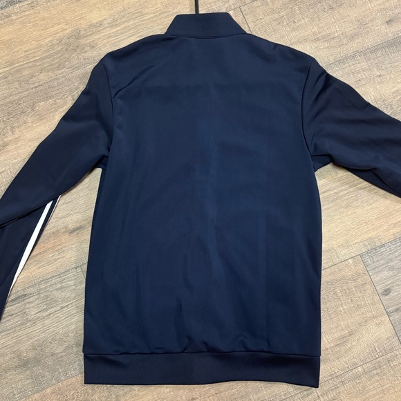 Adidas Men’s 3-Stripes Track Jacket, Navy Blue, Small - Picture 3 of 6